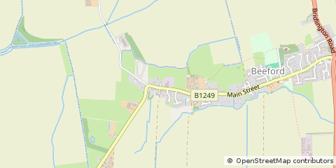 Map of Driffield, East Yorkshire