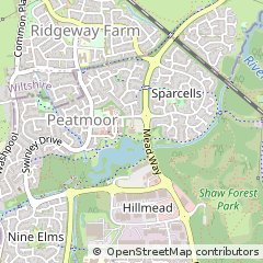 Map of Swindon