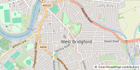 Map of Nottingham