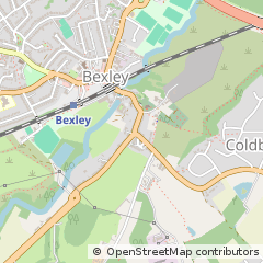 Map of Bexley, Kent