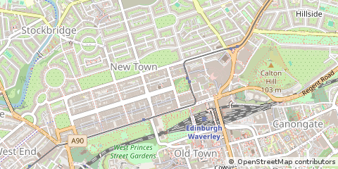 Map of Edinburgh
