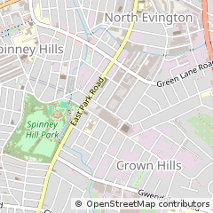 Map of Leicester