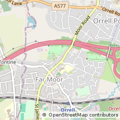 Map of Wigan, Lancs