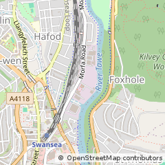 Map of Swansea