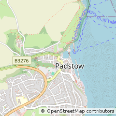 Map of Padstow, Cornwall
