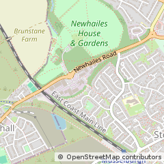 Map of Musselburgh, East Lothian