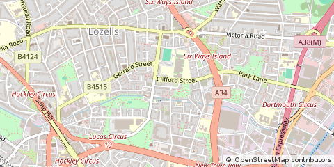 Map of Birmingham