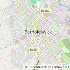 Map of Barnoldswick, Lancashire