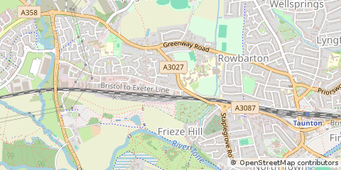 Map of Taunton