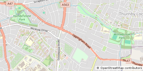 Map of Leicester