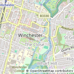 Map of Winchester
