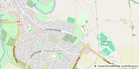 Map of Chippenham, Wiltshire