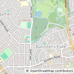 Map of Southampton, Hampshire