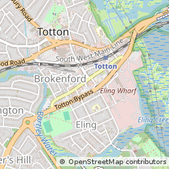 Map of Southampton, Hampshire