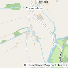Map of Ottery ST Mary, Devon
