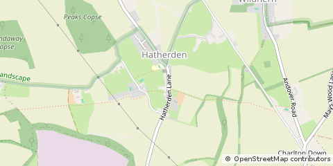 Map of Andover, Hampshire