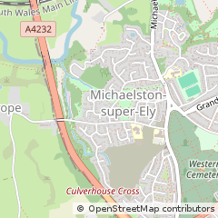 Map of Cardiff