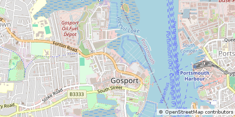 Map of Mumby Road, Gosport Hants