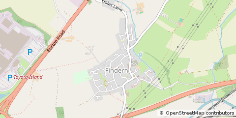 Map of Derby, Derbyshire