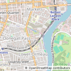 Map of Belfast, County Antrim