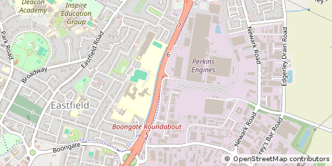 Map of Peterborough