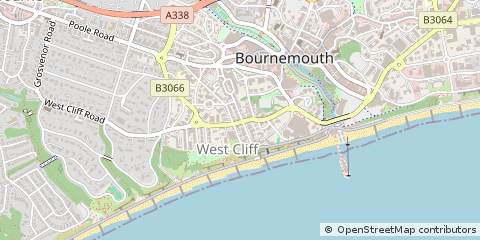 Map of Bournemouth