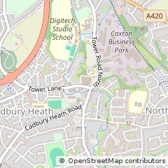 Map of Warmley, Bristol