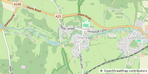 Map of Shepperton, Surrey