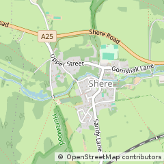 Map of Shepperton, Surrey