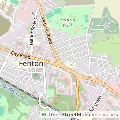 Map of Stoke-on-Trent, Staffordshire