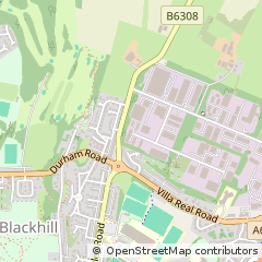 Map of Consett
