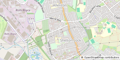 Map of Derby