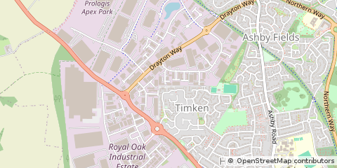 Map of Daventry