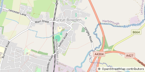 Map of Market Harborough