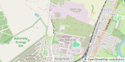 Map of Stockton-on-Tees