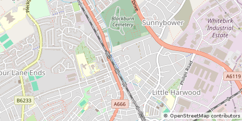 Map of Blackburn