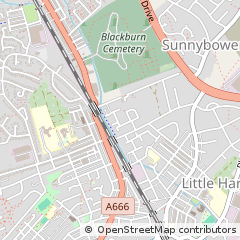 Map of Blackburn