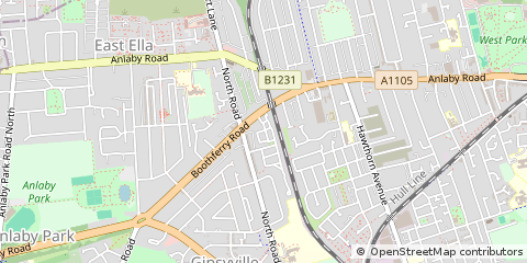 Map of Hull