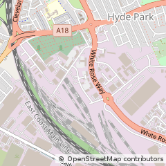 Map of Doncaster, South Yorkshire