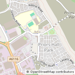 Map of Corby, Northamptonshire