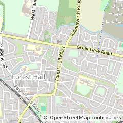 Map of Newcastle Upon Tyne