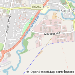 Map of Bishop Auckland, County Durham