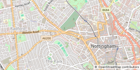 Map of Nottingham
