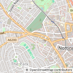 Map of Nottingham