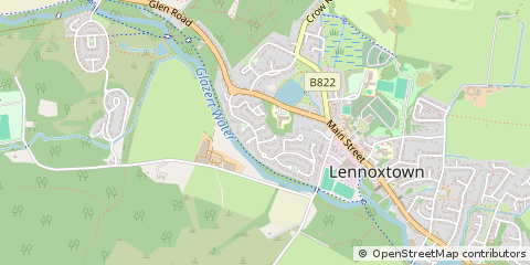 Map of Glasgow, Strathclyde