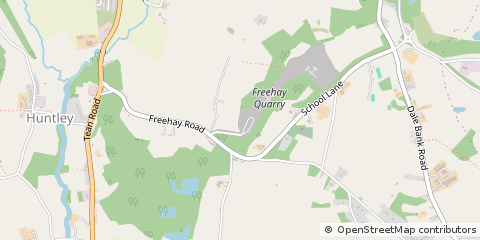 Map of Cheadle, Staffordshire