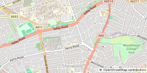 Map of Nottingham