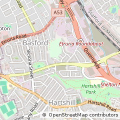 Map of Stoke-on-Trent