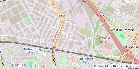 Map of Glasgow