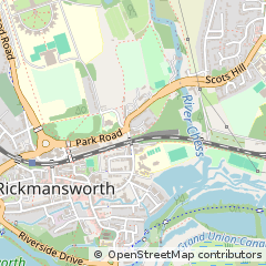 Map of Rickmansworth, Hertfordshire